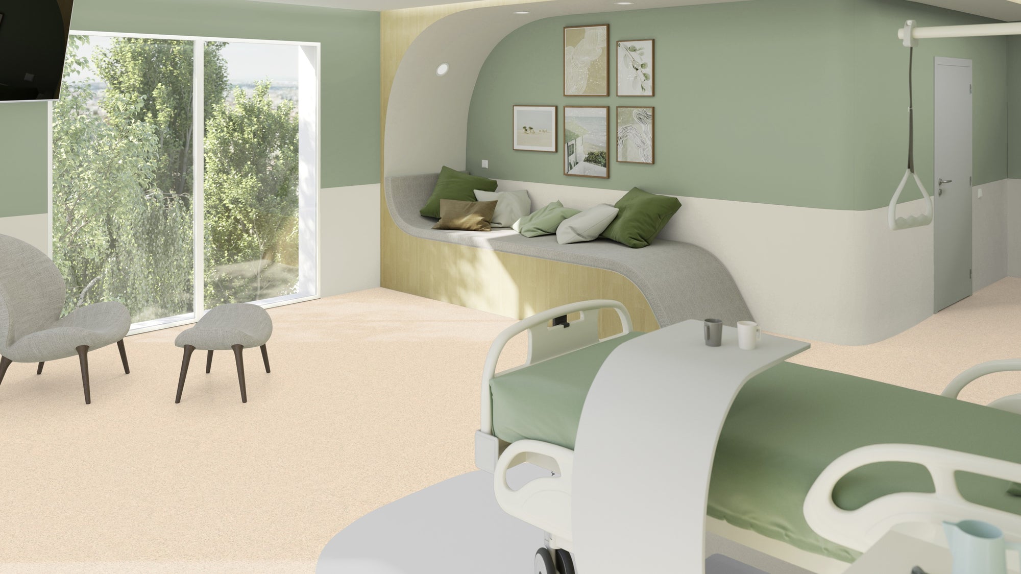 VINYL FLOORING - ICONIK 260 - Zenon GREY BEIGE - TVF - 27123034