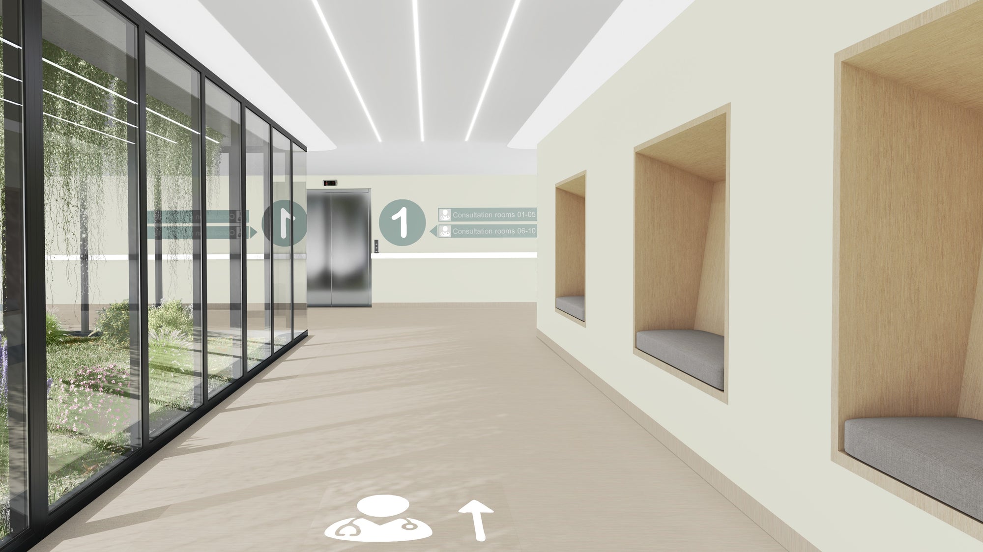 VINYL FLOORING - ICONIK 300 - Fiber Wood LIGHT GREY - TVF - 6578090