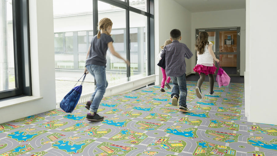 VINYL FLOORING - ICONIK 300 - Macadam GREEN - TVF 5193176