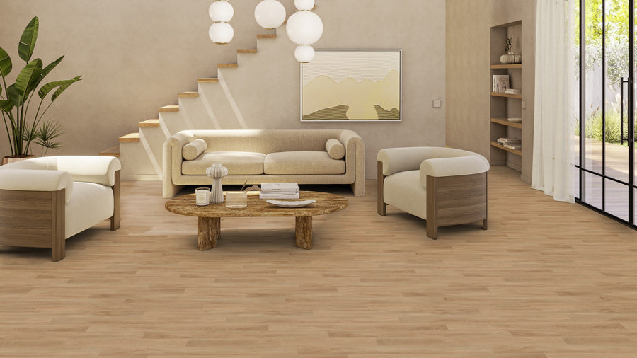 VINYL FLOORING - ICONIK 400 - French Oak MEDIUM BEIGE - TVF - 5227113