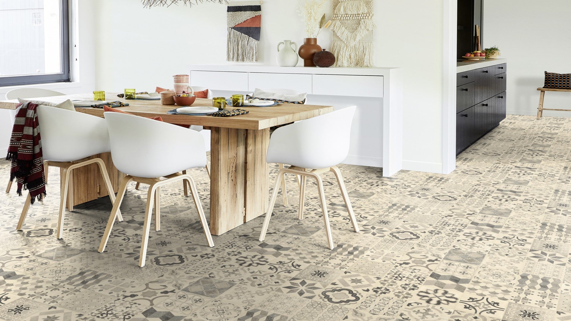 VINYL FLOORING - ICONIK 280Tex - Almeria BLACK - TVF - 240008052