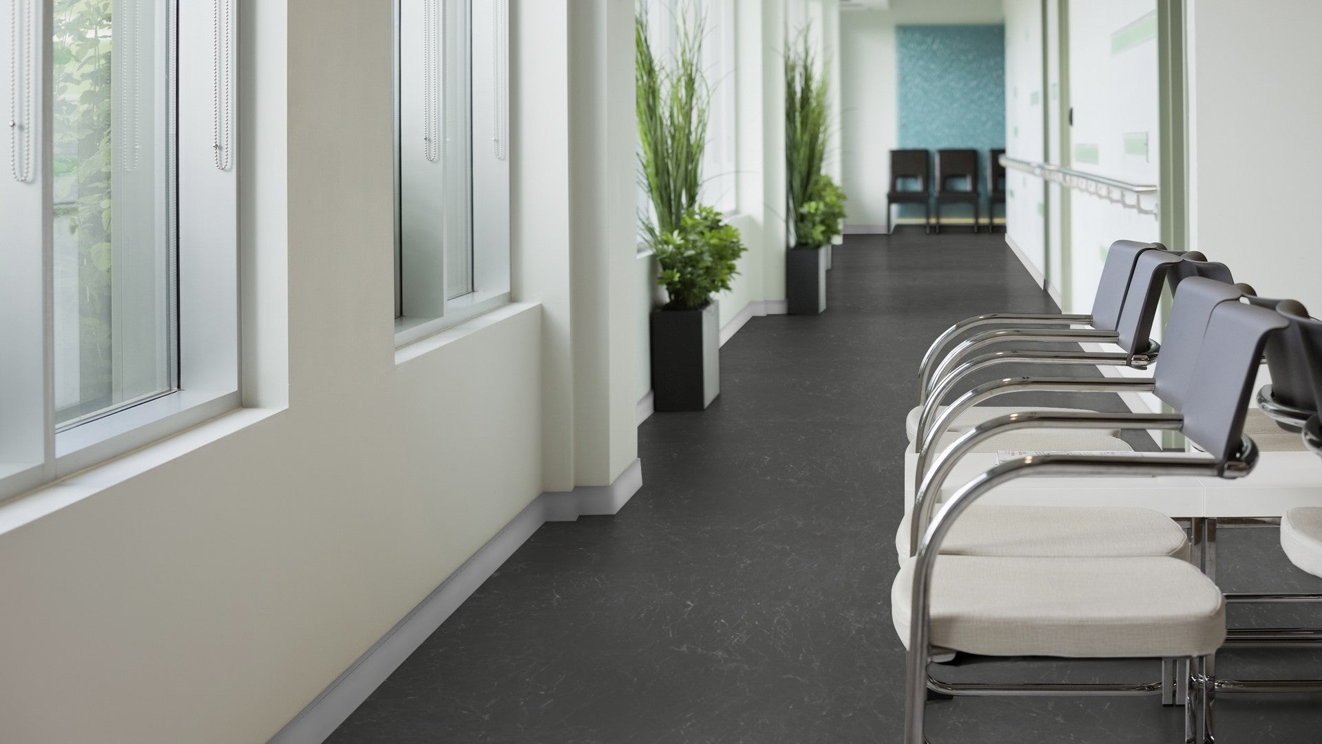 VINYL FLOORING - ICONIK 280Tex - Nero Marquine BLACK - TVF 240008055