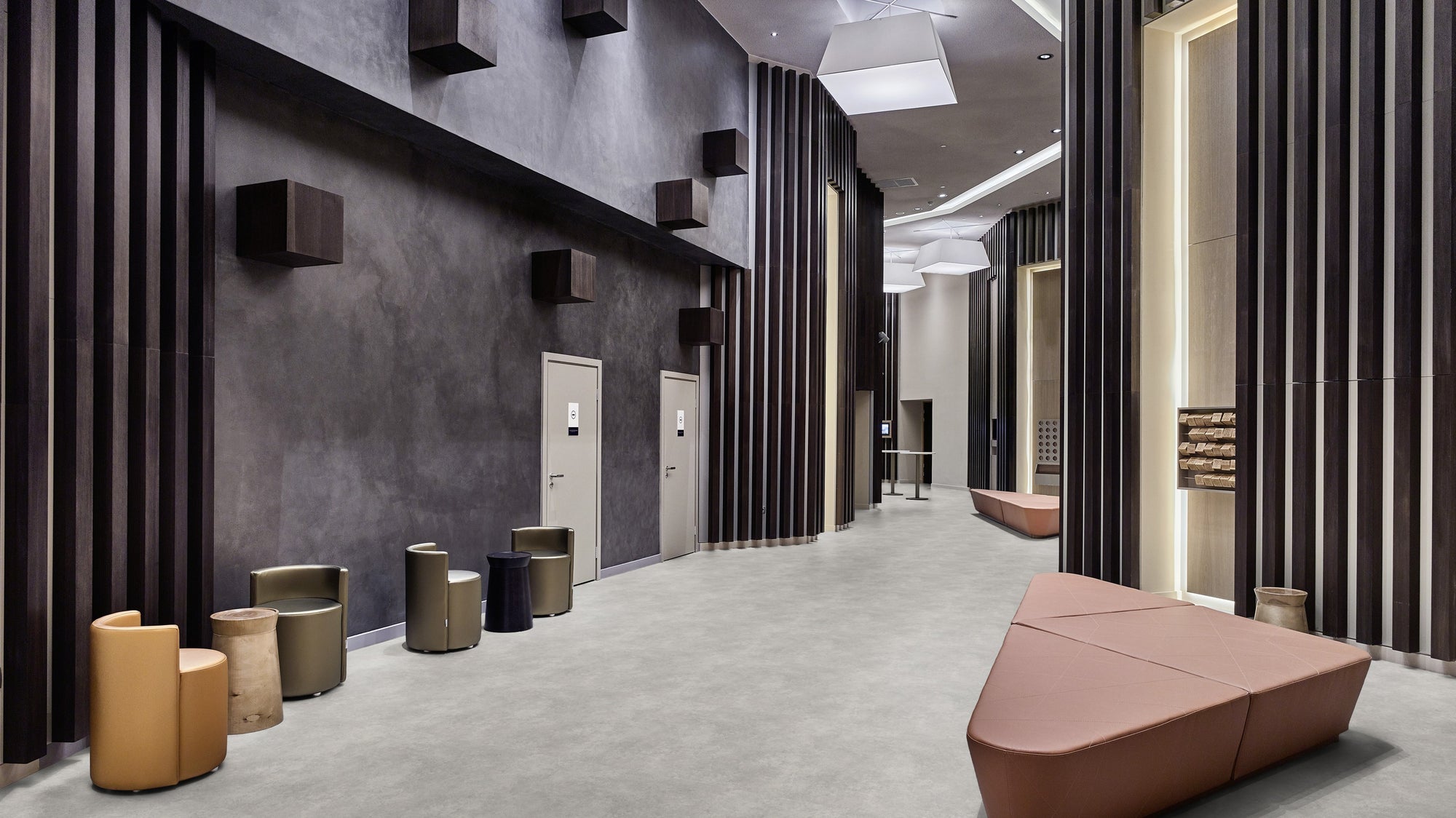 VINYL FLOORING- ICONIK 280Tex - Rock GREY BLACK - TVF 5589121