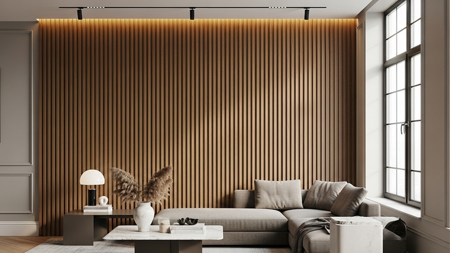 WPC WALL PANEL - Brown