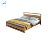 Spectra Japanese Style Solid Wood Bed:  Spbd32 - Queen Size Bed