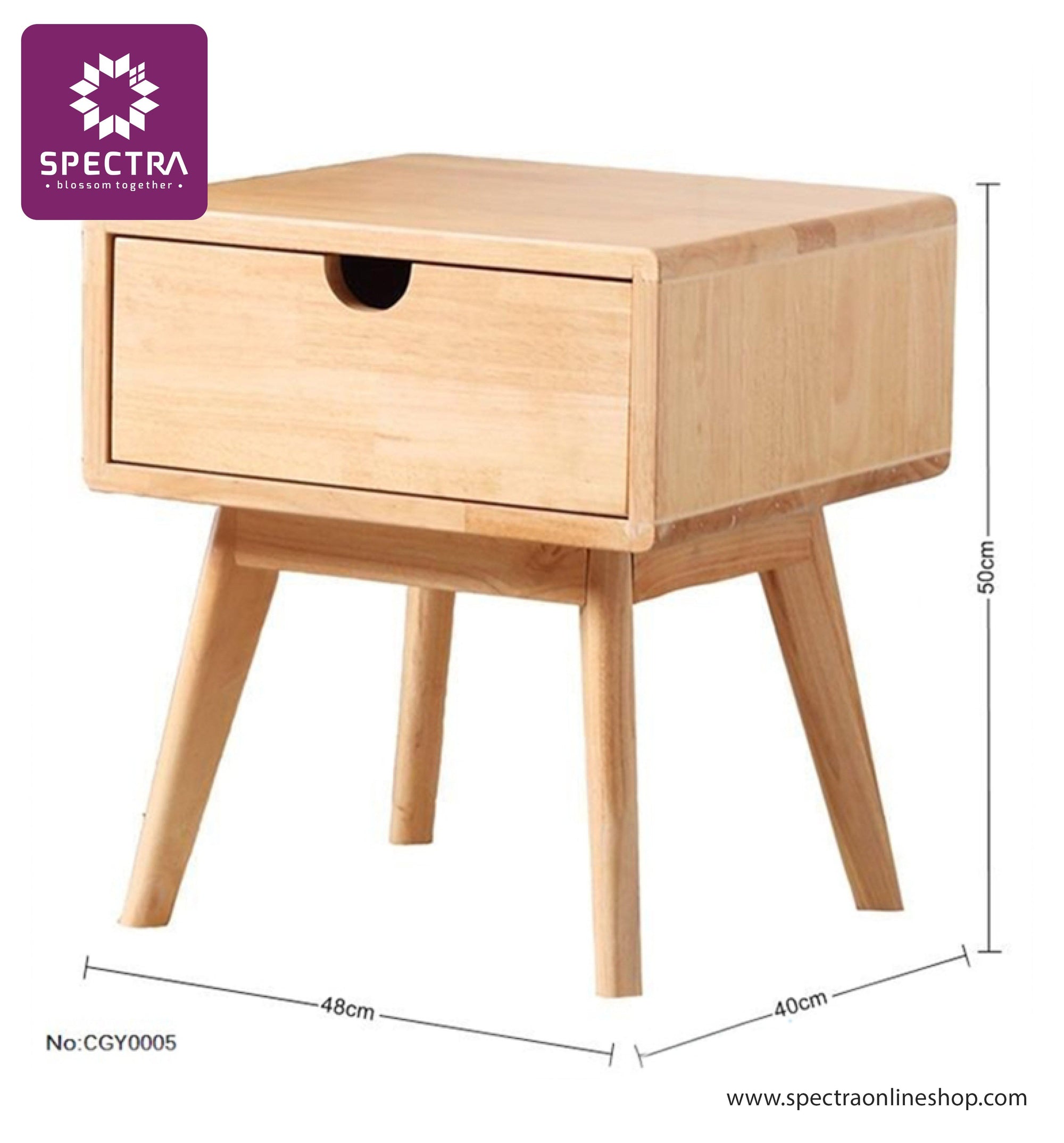 Spectra Bed-Side Table 104 Bedroom