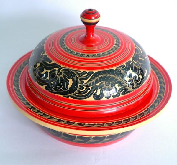 Wooden Liyelaajehi Large Bowl Sor-2020071002 Ornaments