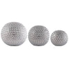 Silver Ceramic Spectra Spheres Sor-2020071001 Ornaments