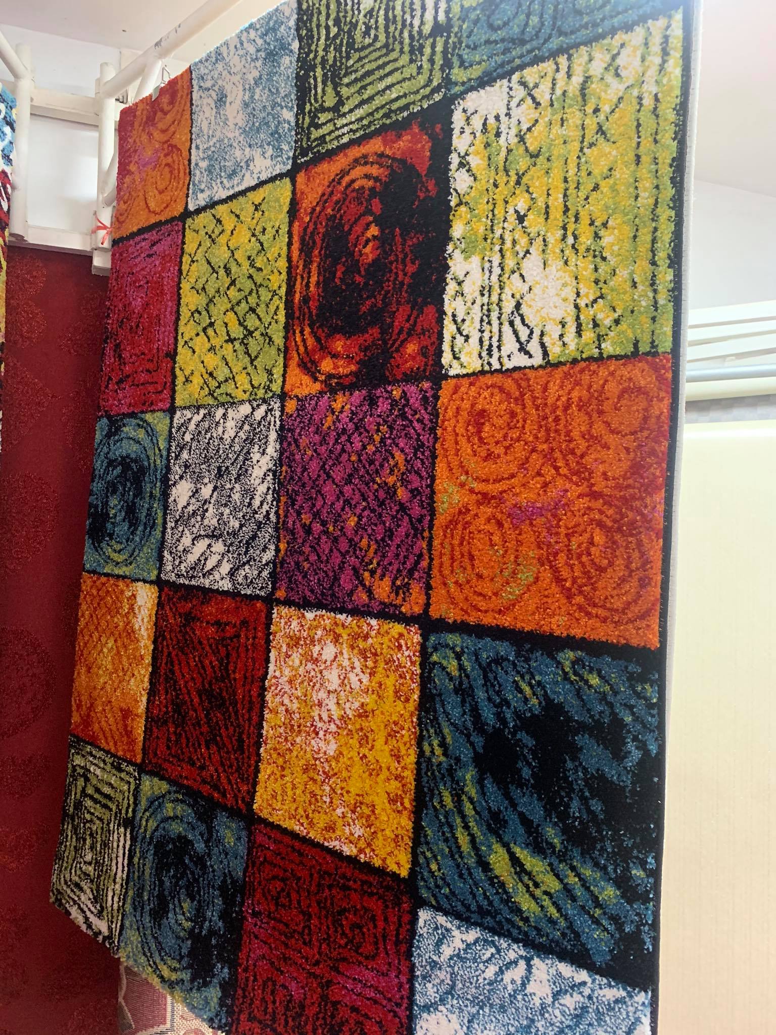 Area Rugs - Bonita Black/b Red (Black) Rg-Ua E254A