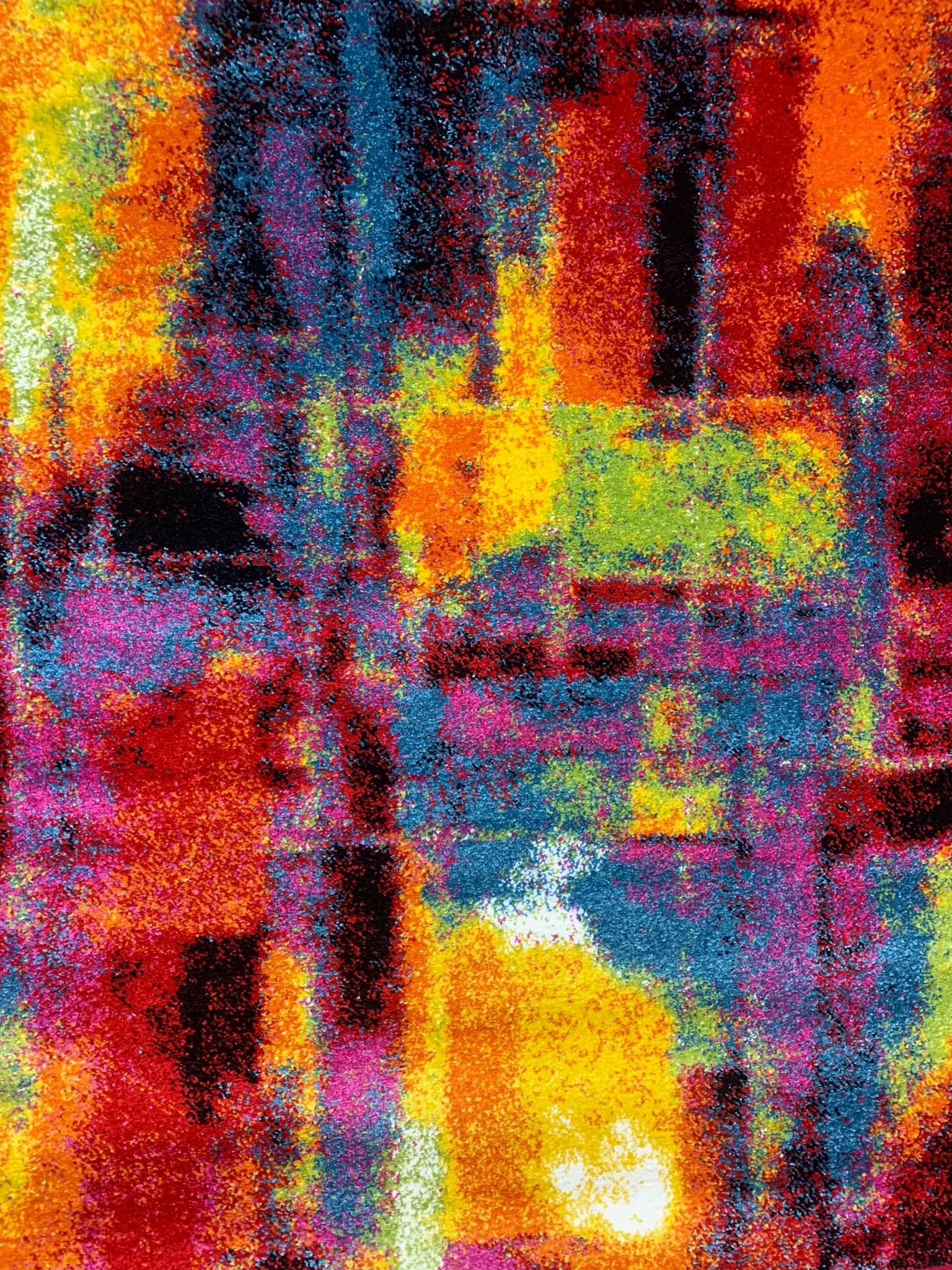 Area Rugs - Bonita B Red/white (Red)