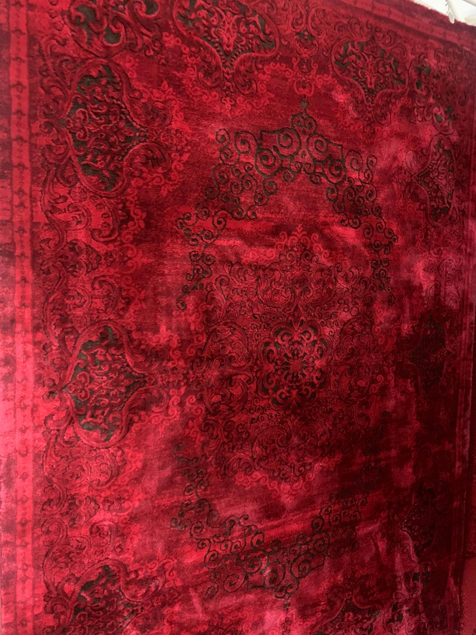 Area Rugs - Bonita Black / B Red