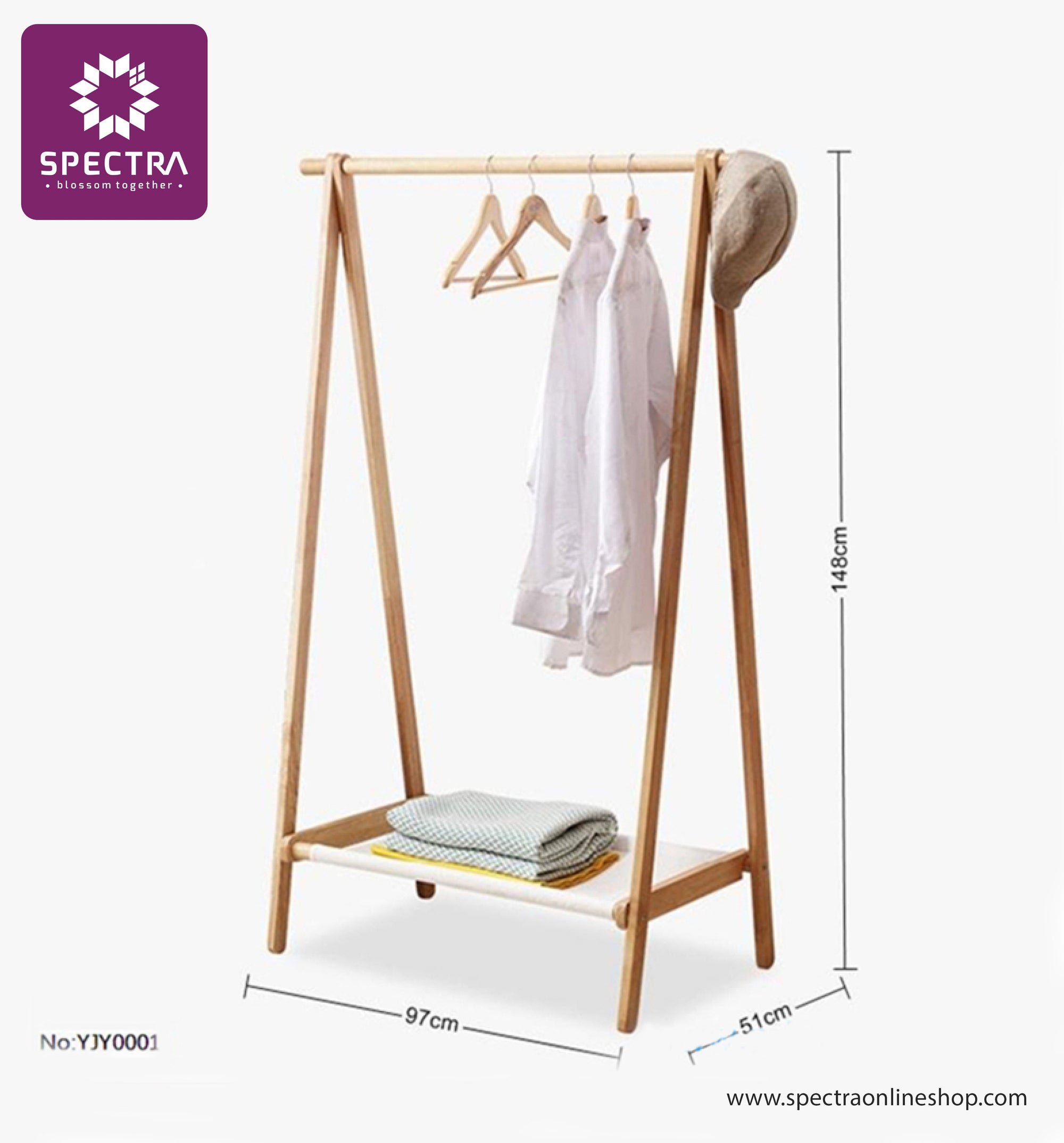 Spectra Clothes Rail 101 Bedroom