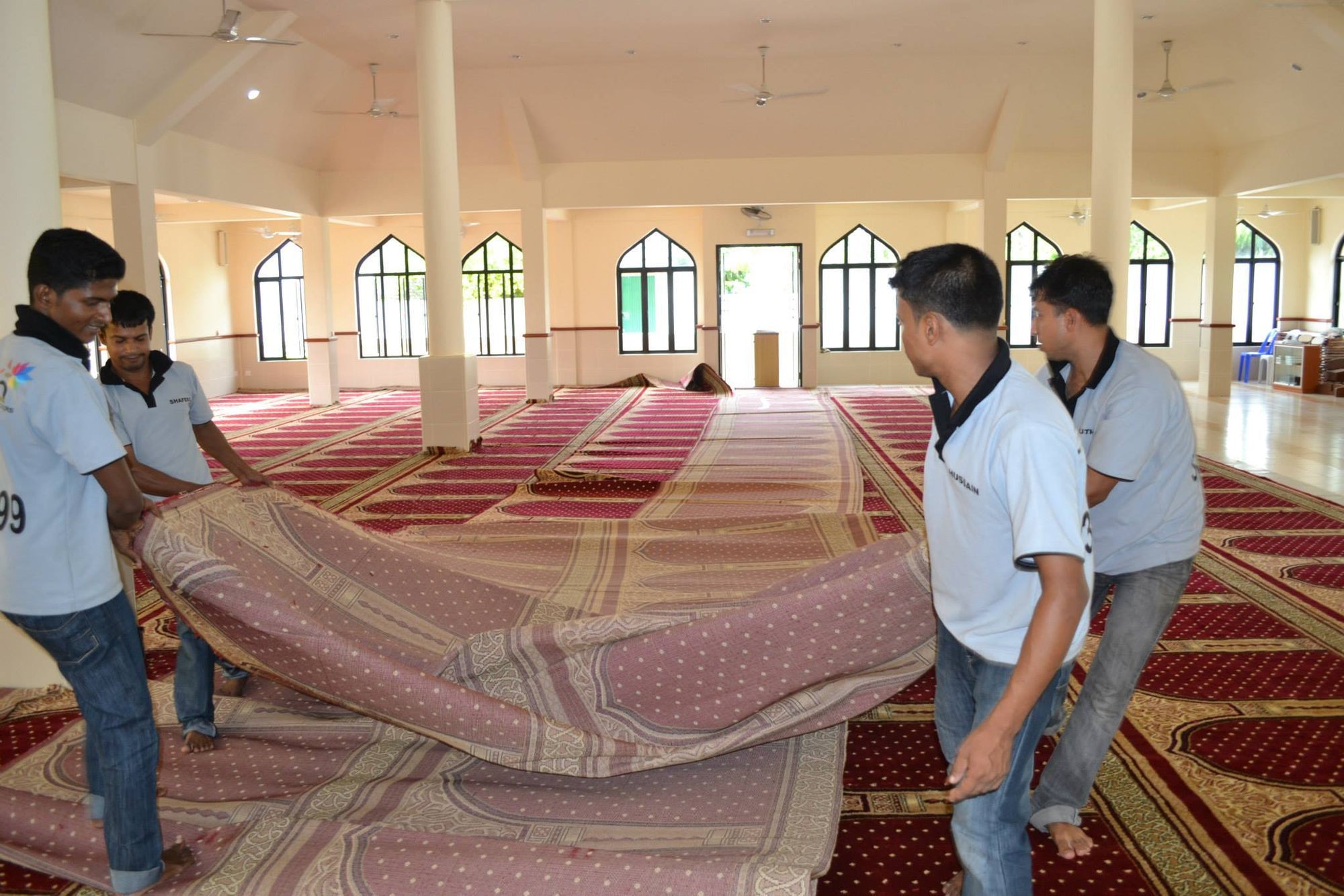 Mosque Carpet - Al-Sor-Sherwan- Red2019 Broadloom Carpets
