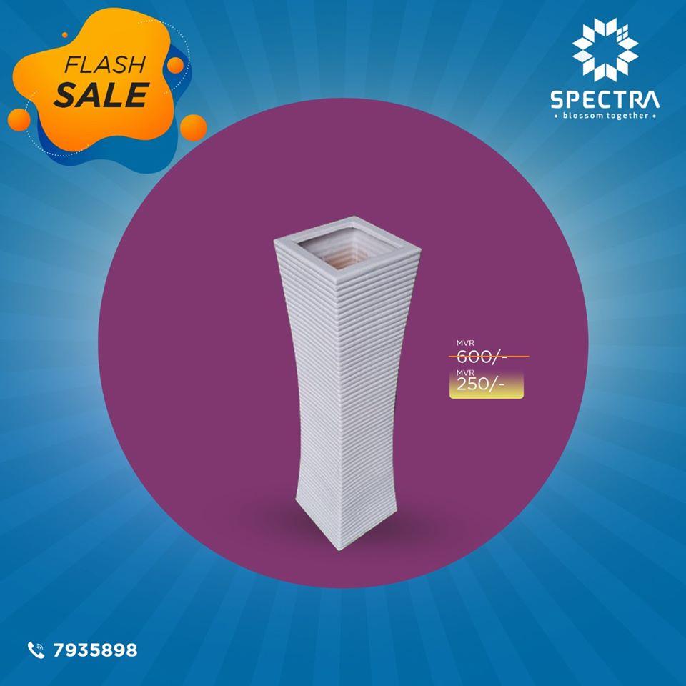 Spectra White Ceramic Vase - Spva2020072008 Vase