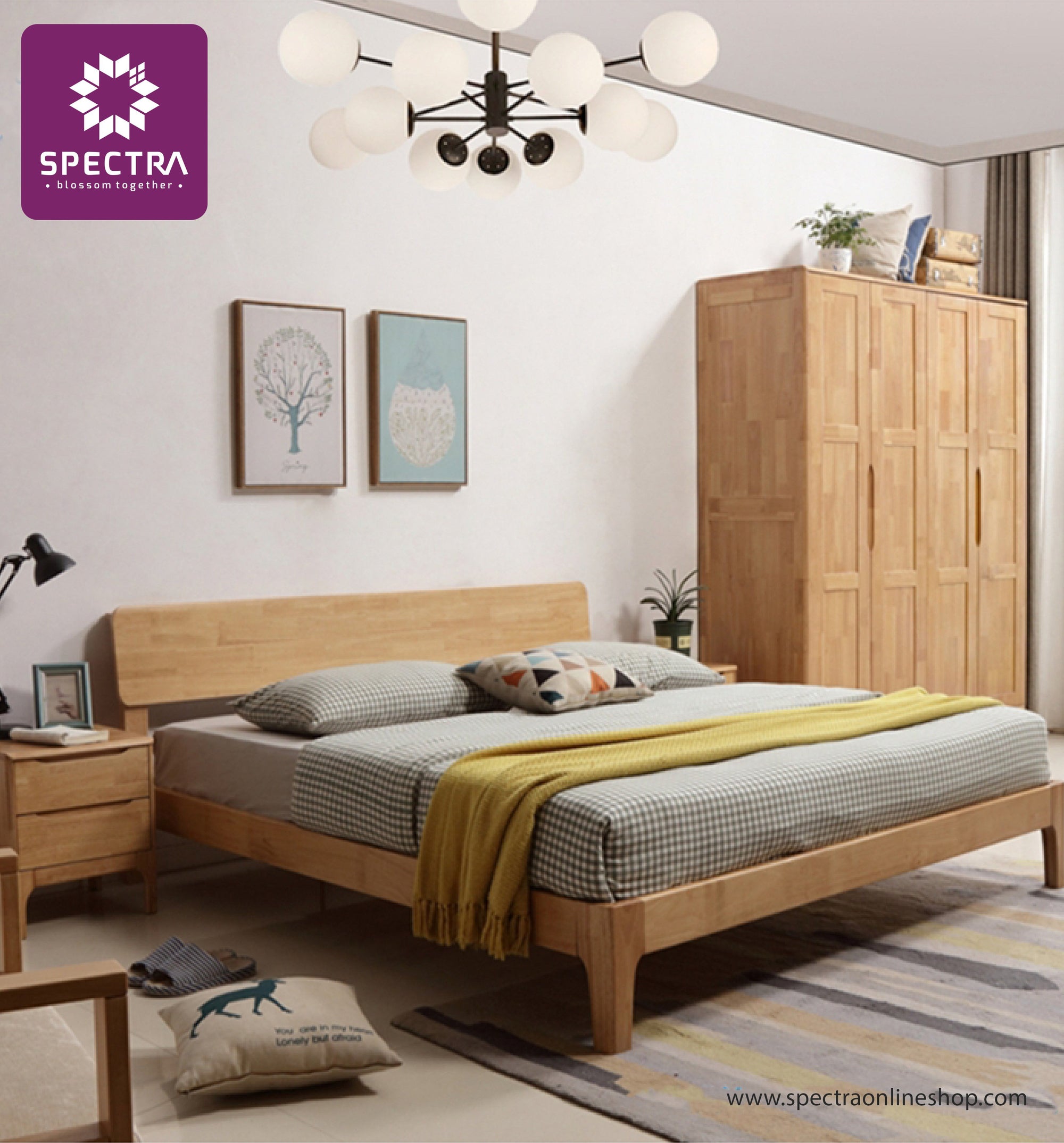 Spectra Wooden Bed Frame 2001 Bedroom