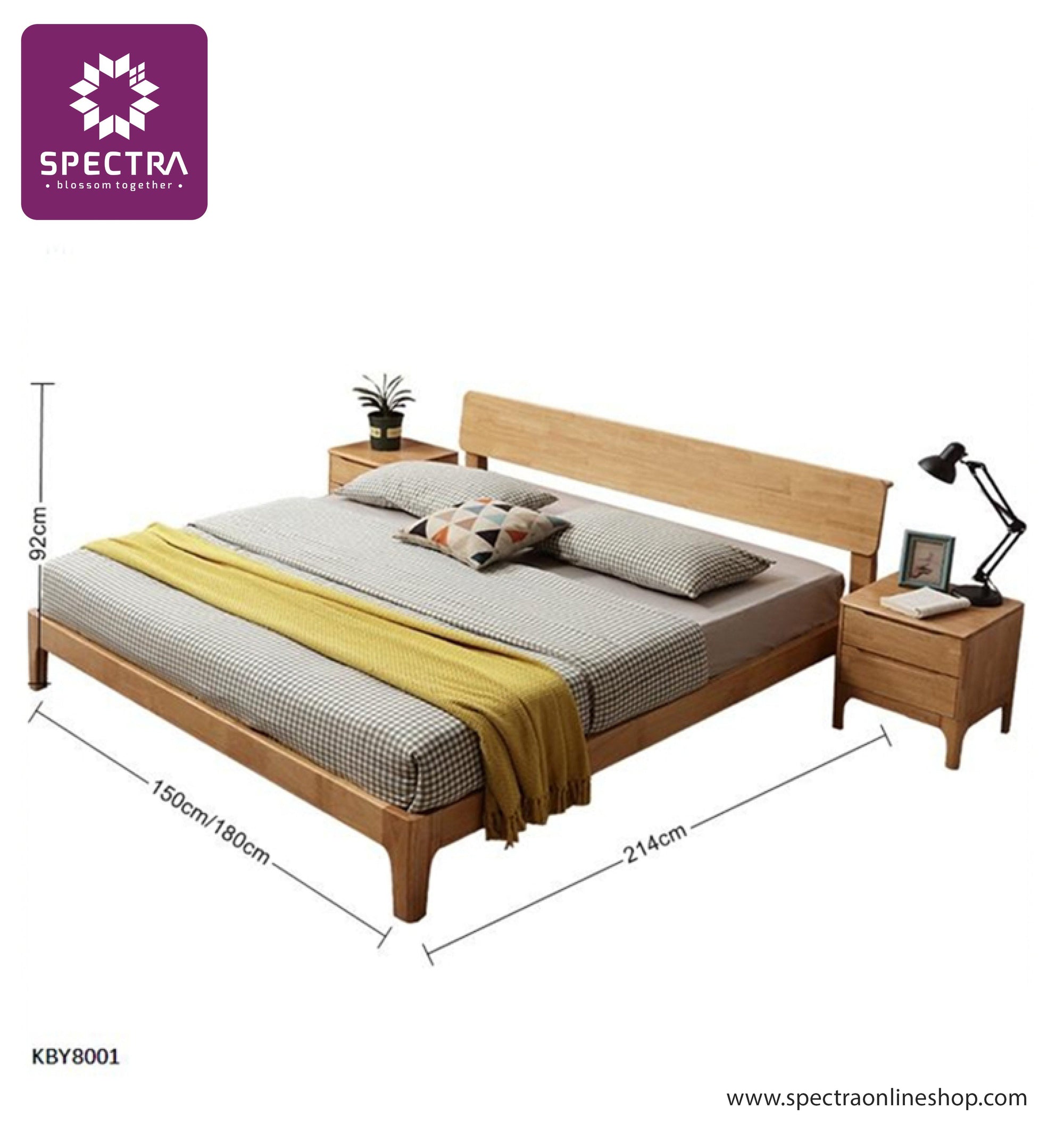 Spectra Wooden Bed Frame 2001 Bedroom