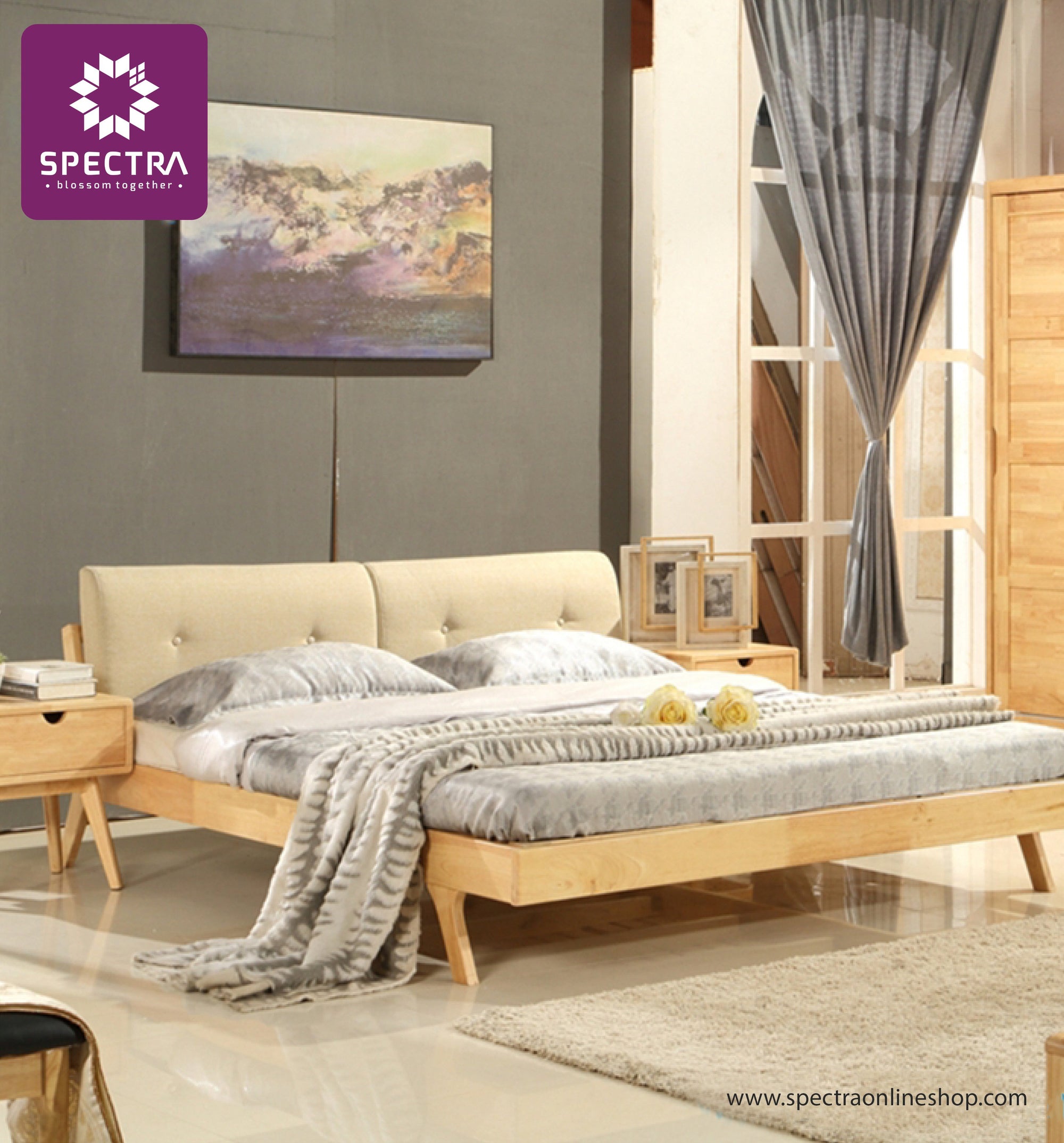 Spectra Wooden Bed Frame 2003 Bedroom