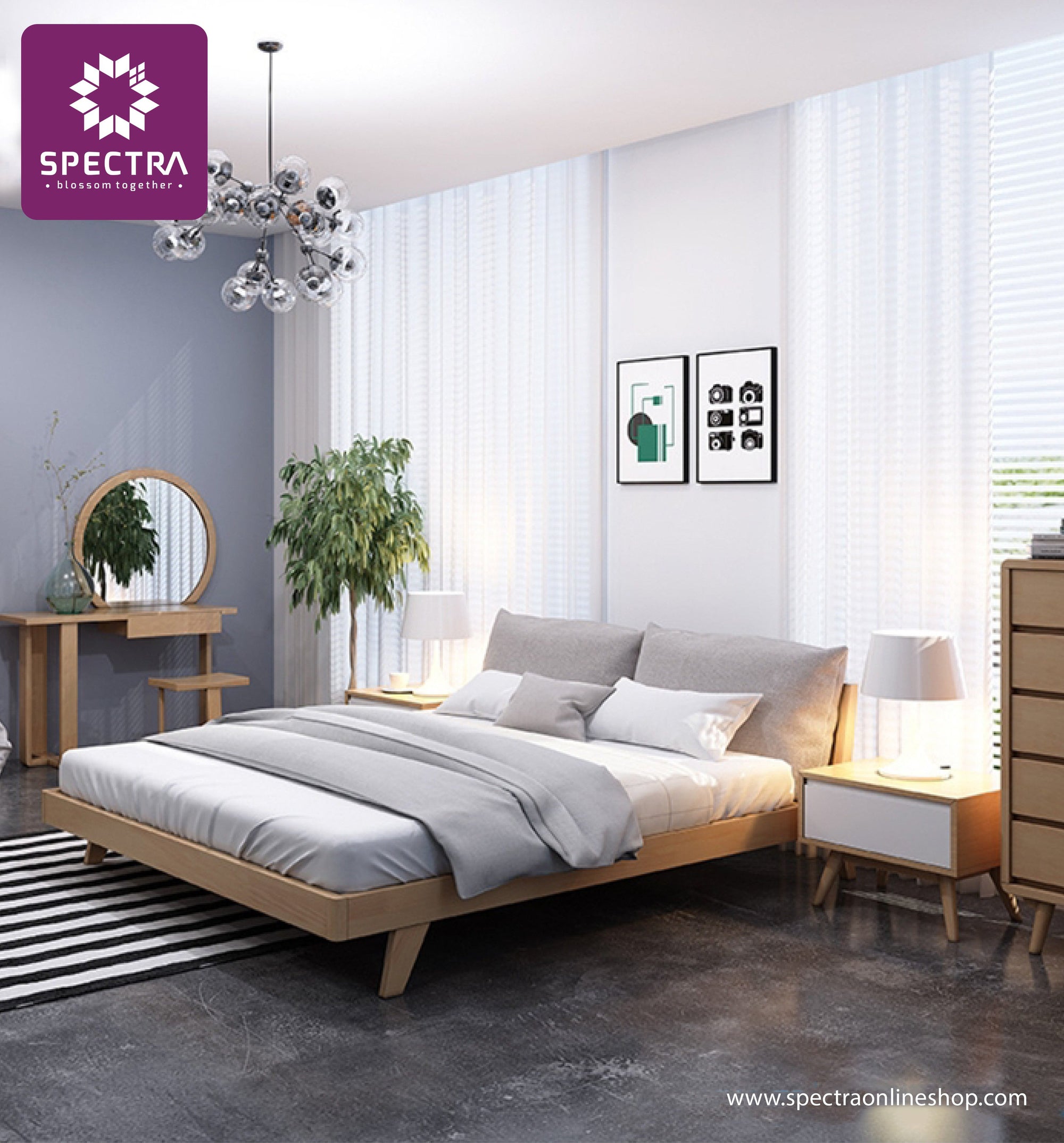 Spectra Wooden Bed Frame 2011 Bedroom