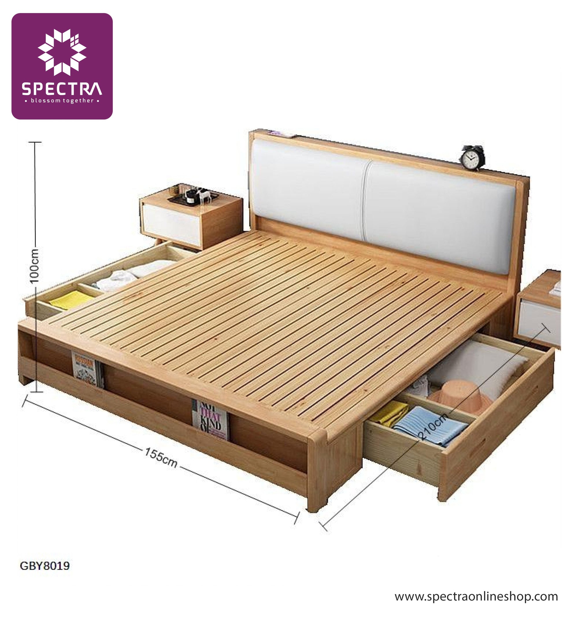 Spectra Wooden Bed Frame 2013 Bedroom
