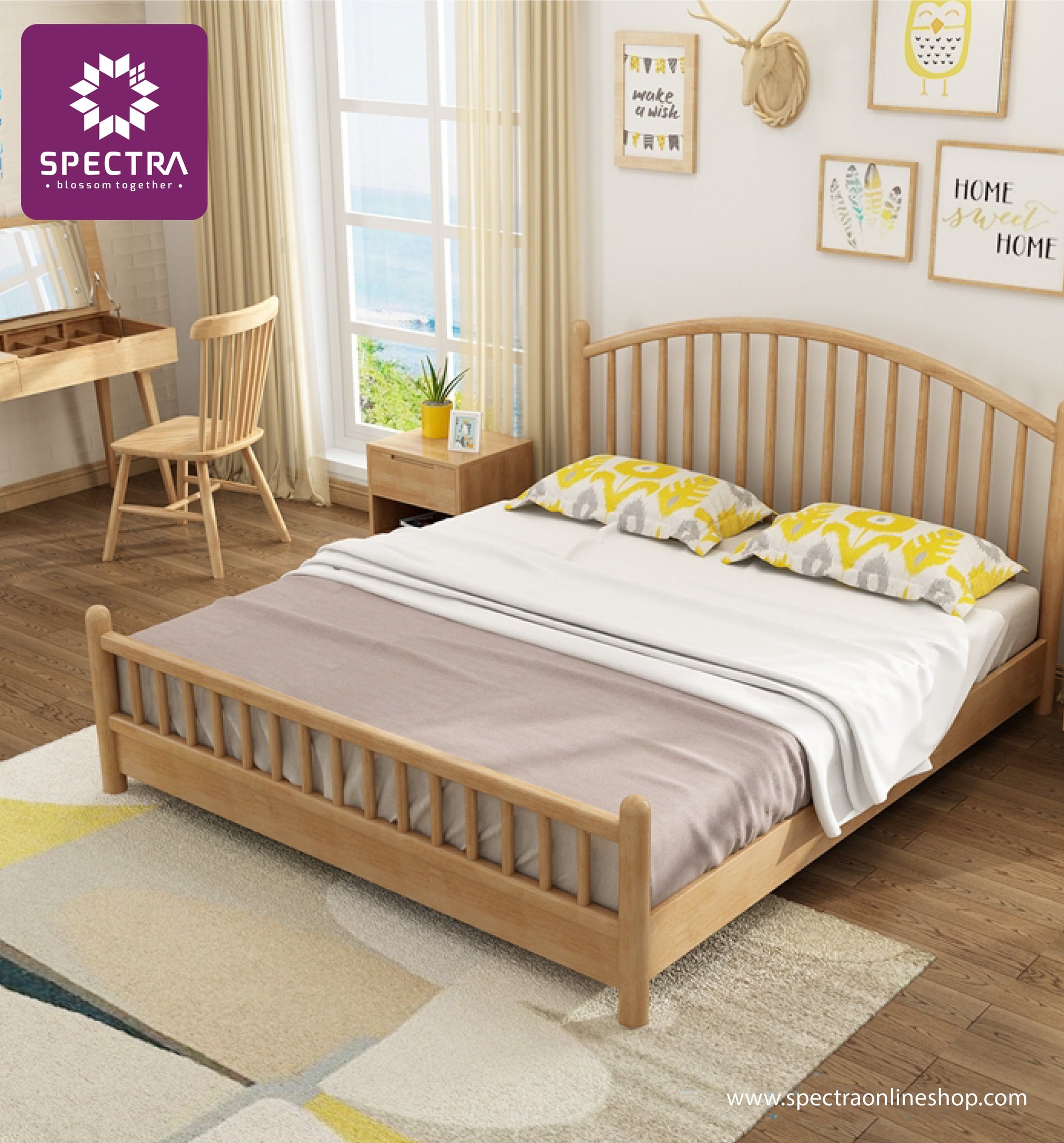 Spectra Wooden Bed Frame 2014 Bedroom