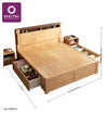 Spectra Wooden Bed Frame 80022 Bedroom