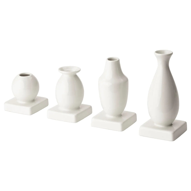 KRINGGÅ Vase, Set of 4