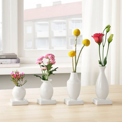 KRINGGÅ Vase, Set of 4
