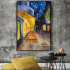 Wall Art:  Canvas Painting Swwa1562 Van Gogh Cafe Terrace At Night Paintings