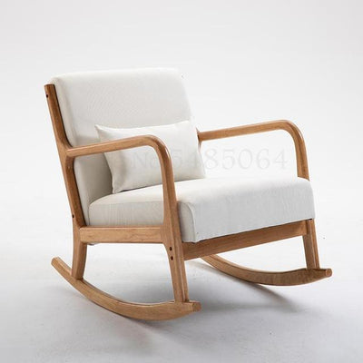 Nordic Solid Wood Rocking Chair Sparks Fy 6