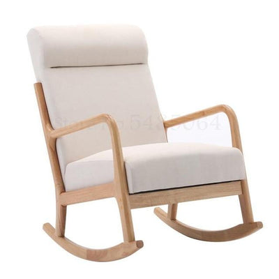 Nordic Solid Wood Rocking Chair Sparks Fy 8