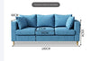 Three Person Multifunctional Nordic Sofa Blue / China Seat Sofa