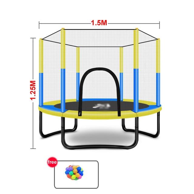 Mini Trampoline 60 Inch Yellow Trampoline