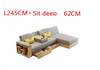 Fabrickarois L-Shaped Sofa Upgraded Version 3 / China Set Sofa