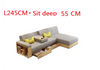 Fabrickarois L-Shaped Sofa Standard Edition 3 / China Set Sofa