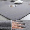 Rabbit Fur Rug 80X180Cm(31X70.8In) / Gray Area Rugs