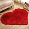 Sheep Skin Heart Rug Sprg704 30X40Cm Long Velvet / China Red Area Rugs