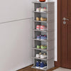 Vertical Shoe Rack Dustproof Cabinet Easy Assembly Organizer Shelf Space-Saving Conner Closet Holder