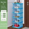 Vertical Shoe Rack Dustproof Cabinet Easy Assembly Organizer Shelf Space-Saving Conner Closet Holder