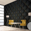 3D Black Luxury Leather Photo Wallpaper Wall Paper