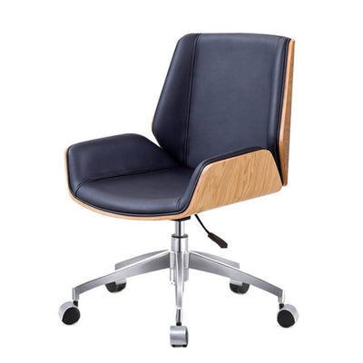 Spectra Office Chair Spch206 Mid-Back Bentwood Swivel Office Chair Ash Bentwood 1