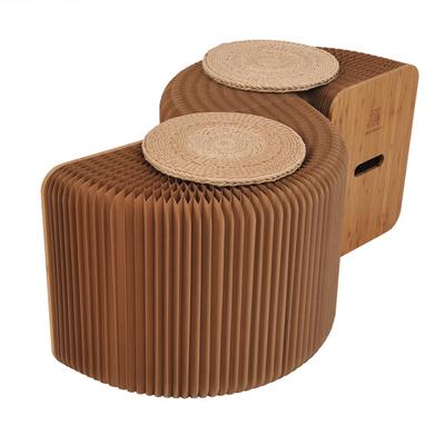 Louis Fashion Kraft Folding Telescopic Sofa Cattail Mat