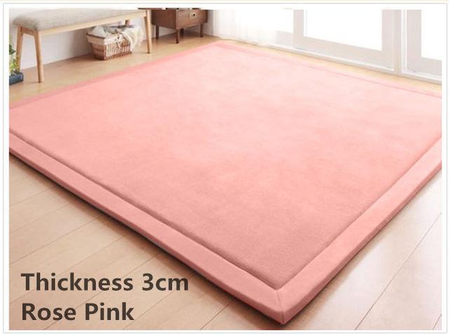 3Cm Flee Velvet Rug Rose Pink / 100Cmx200Cm Area Rugs